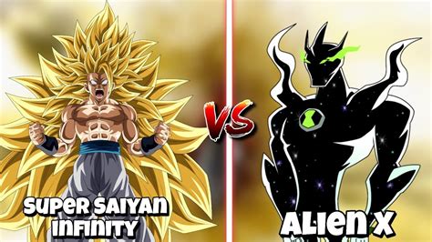 Alien X vs Goku ssj4 .